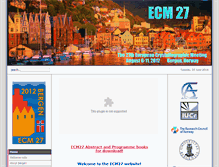 Tablet Screenshot of ecm27.ecanews.org